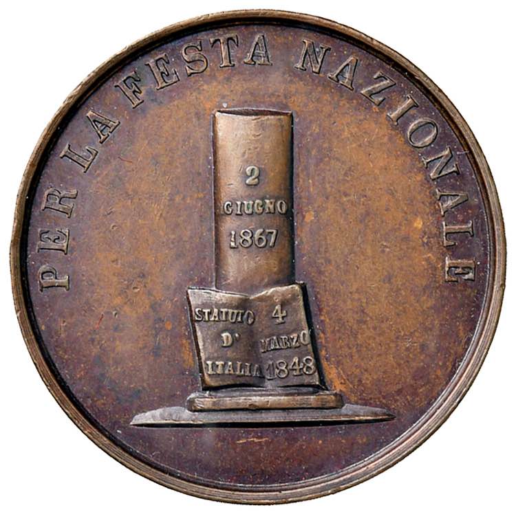 VENEZIA Medaglia 1867 per la Festa ... 