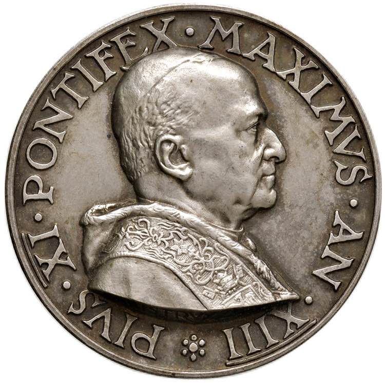 Pio XI (1922-1939) Medaglia A. ... 