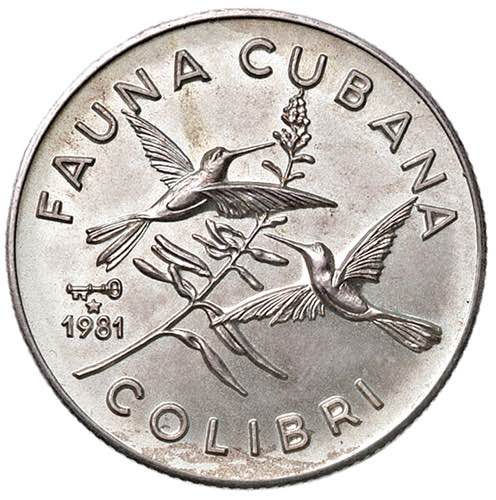 CUBA 5 Pesos 1981 - KM 75 AG (g ... 