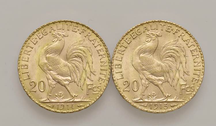 FRANCIA 20 Franchi 1913 e 1914 - ... 