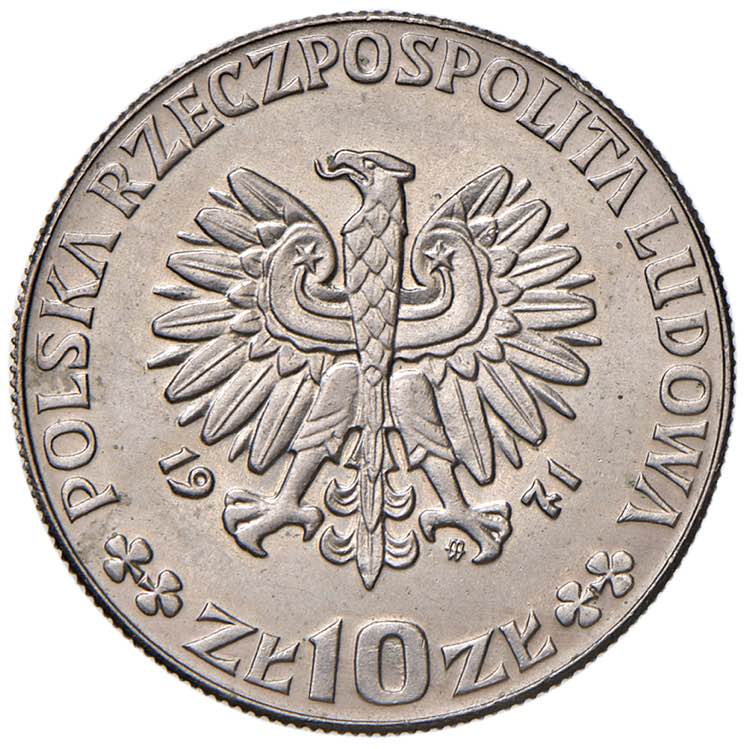POLONIA 20 Zlotych 1971 PRÓBA - ... 