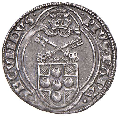 Pio II (1458-1464) Ancona - Grosso ... 