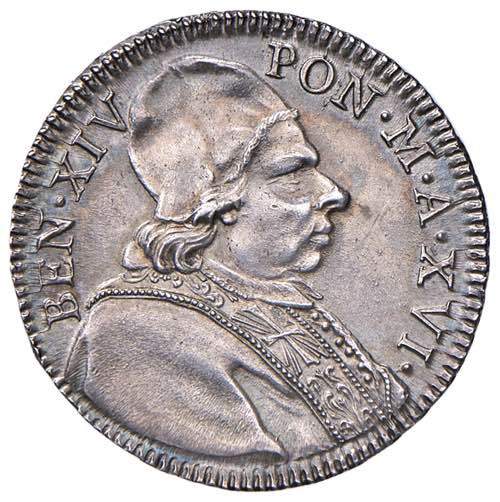 Benedetto XIV (1740-1758) Doppio ... 