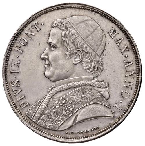 Pio IX (1846-1878) Bologna - Scudo ... 
