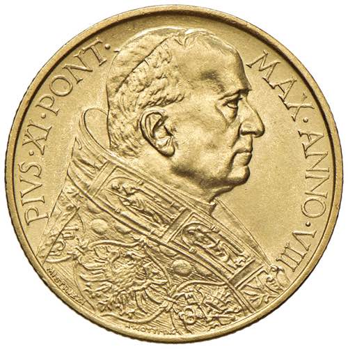 Pio XI 1929 1939 100 Lire 1929 A VIII Nomisma Aste Numismatiche