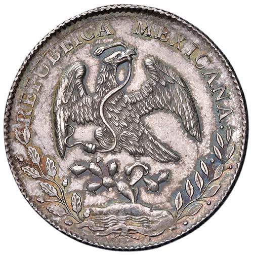 MESSICO 8 Pesos 1891 Zacatecas F Z ... 