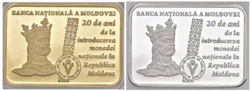 MOLDAVIA 200 Lei 2013 in oro 40 x ... 