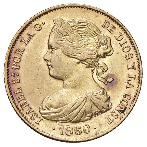 SPAGNA Isabella II (1833-1868) 100 ... 