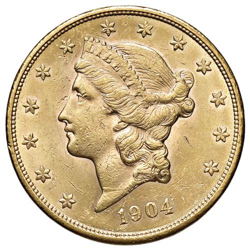 USA 20 dollari 1904 - KM 74.3 AU ... 