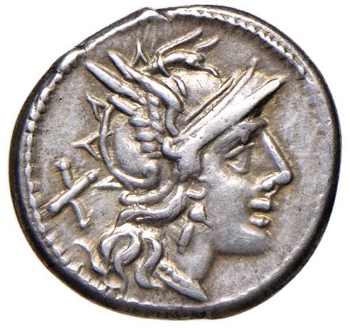 Horatia - Denario (206-200 a.C.) ... 