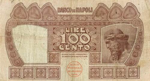 Banco di Napoli 100 Lire ... 