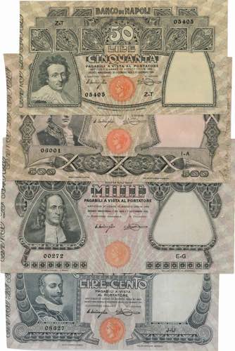 Banco di Napoli 50 Lire 13/12/1914 ... 