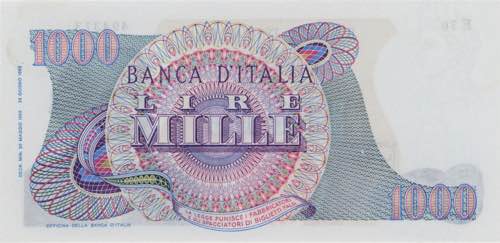 Banca d’Italia 1.000 Lire Verdi ... 