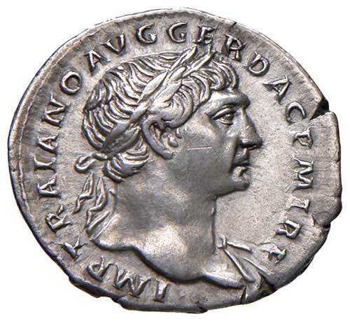 Traiano (98-117) Denario - Busto ... 