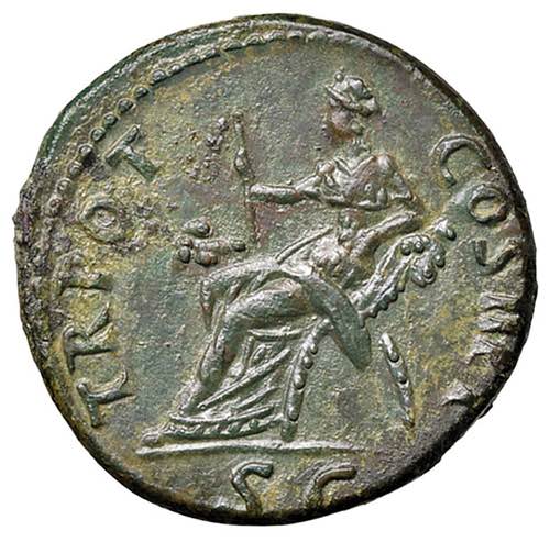Traiano (98-117) Dupondio - Busto ... 