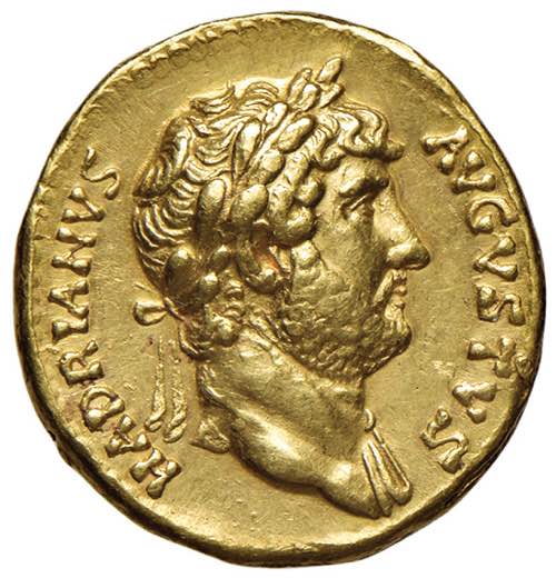 Adriano (117-138) Aureo - Testa ... 
