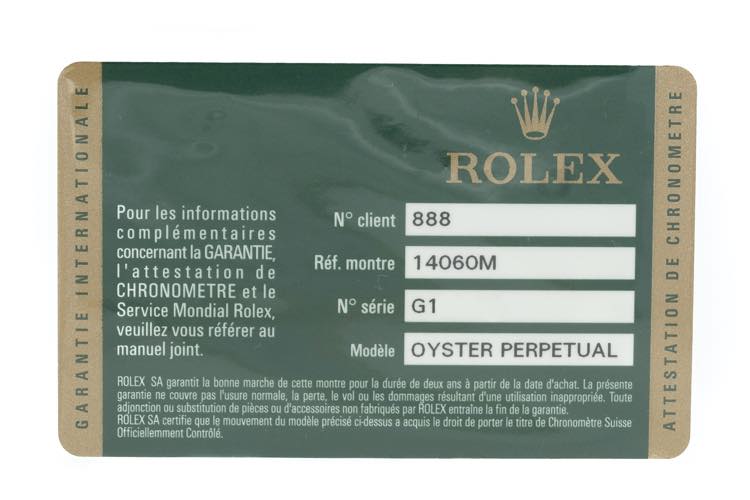 ROLEX Submariner Referenza 14060M ... 