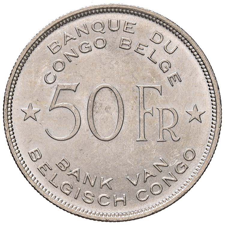 CONGO - 50 Franchi 1944 - KM 27 AG ... 
