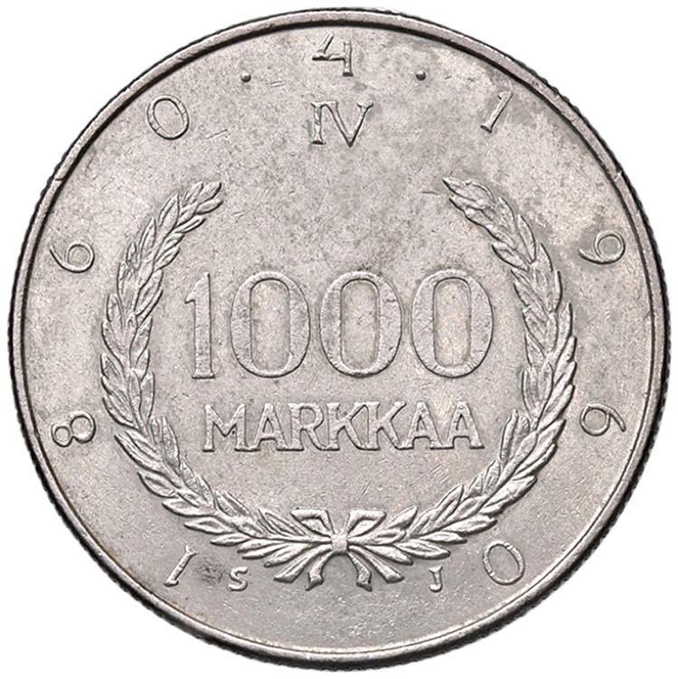FINLANDIA 1.000 Markkaa 1960 - KM ... 