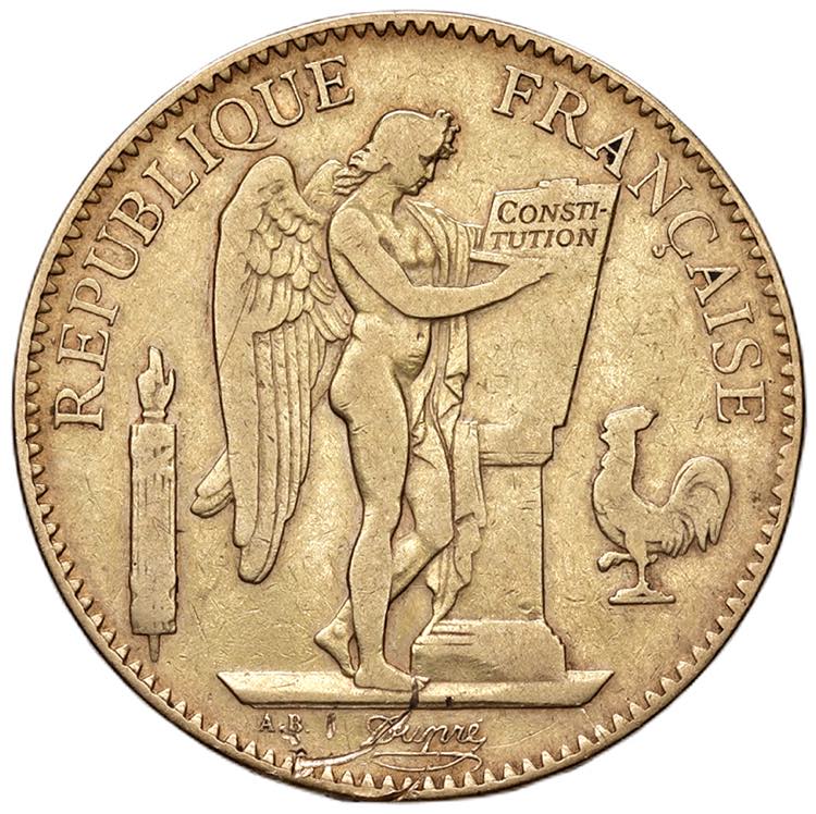 FRANCIA 100 Franchi 1907 - AU (g ... 