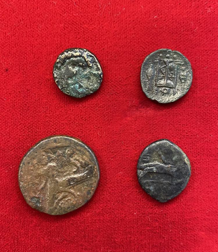 Lotto di quattro monete greche
