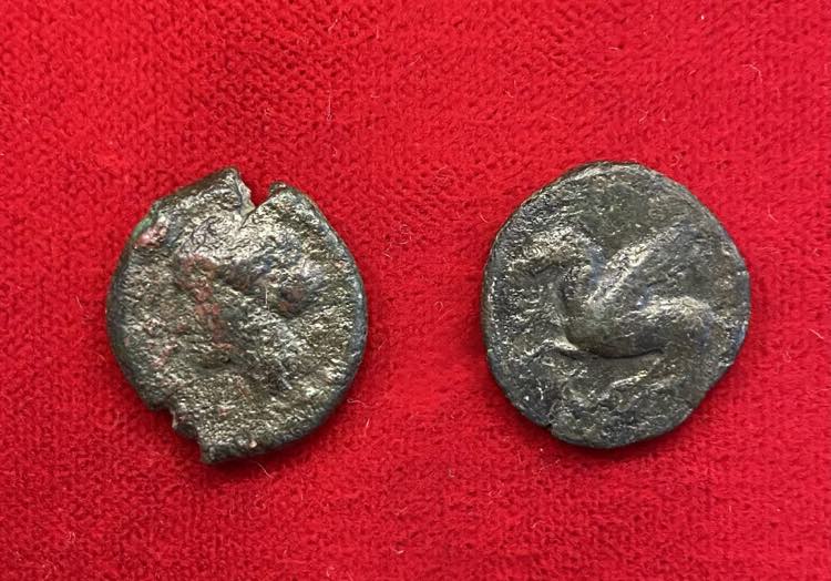 Lotto di due monete greche