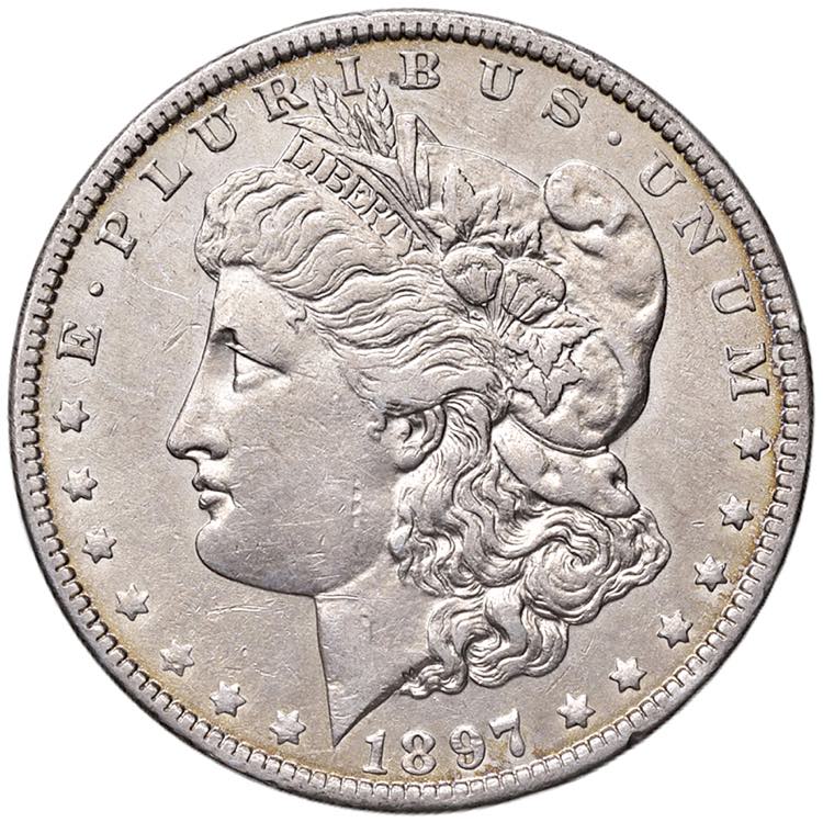 USA Dollaro 1897 O - KM 110 Ag (g ... 