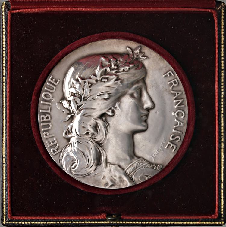 FRANCIA Medaglia 1921 premio ... 