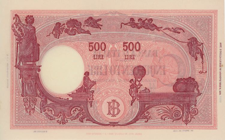 Banca d’Italia 500 Lire Grande ... 
