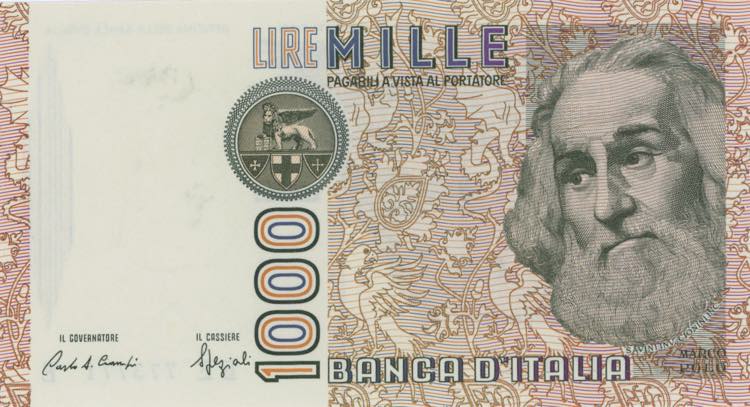 Banca d’Italia 1.000 Lire EE ... 
