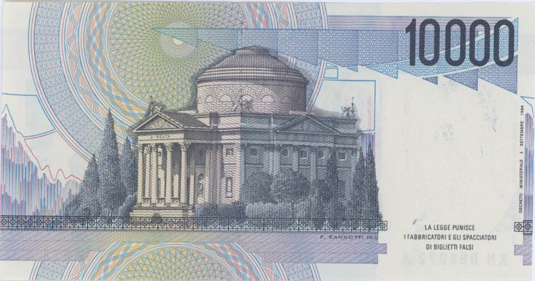 Banca d’Italia 20.000 Lire XH ... 