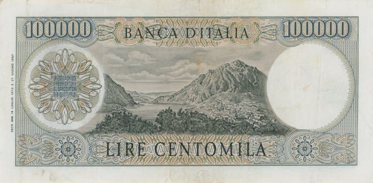 Banca d’Italia 100.000 lire ... 