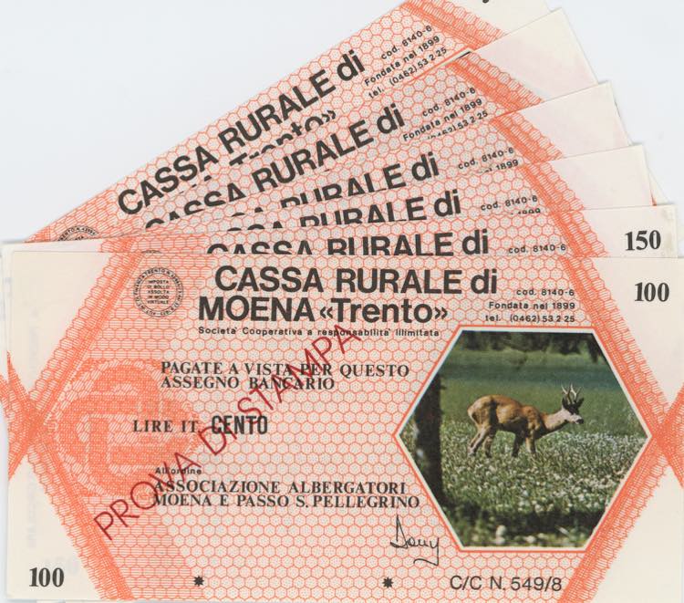 CASSA RURALE DI MOENA “Trento” ... 