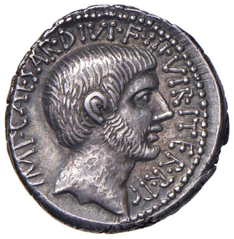 Ottaviano - Denario (37-36 a.C.) ... 