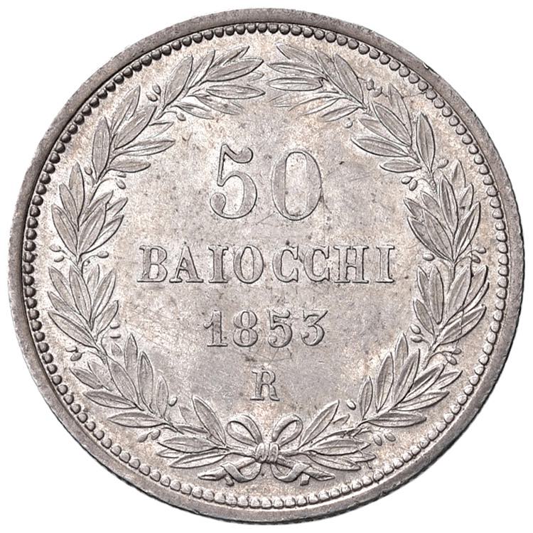 Pio IX (1846-1878) 50 Baiocchi ... 
