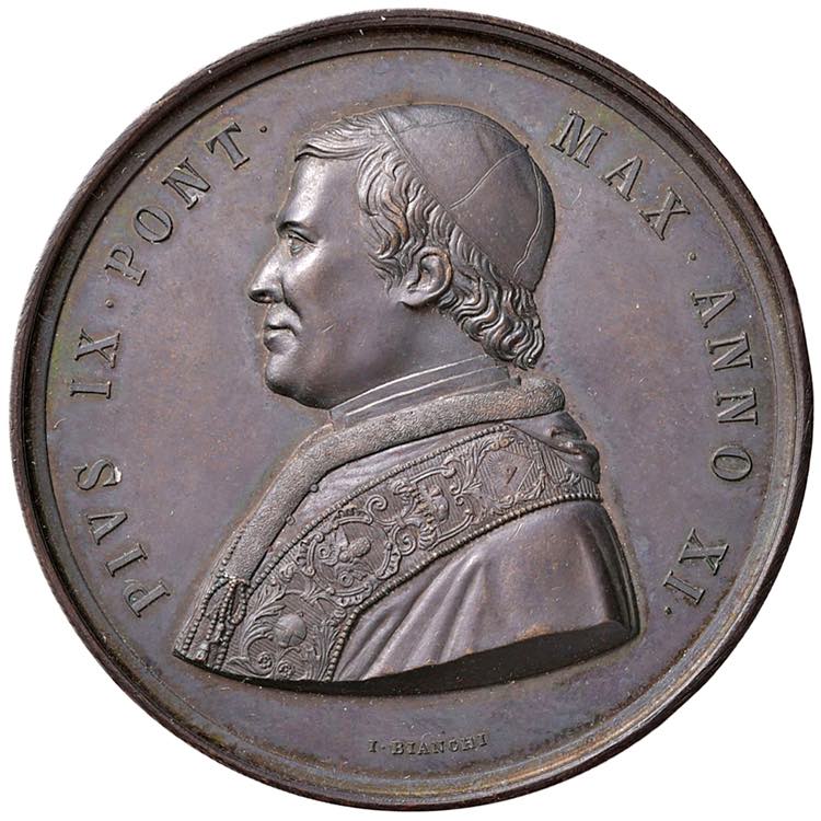 Pio IX (1846-1878) Medaglia A. XI ... 
