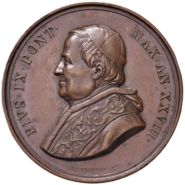 Pio IX (1846-1870) Medaglia A. ... 