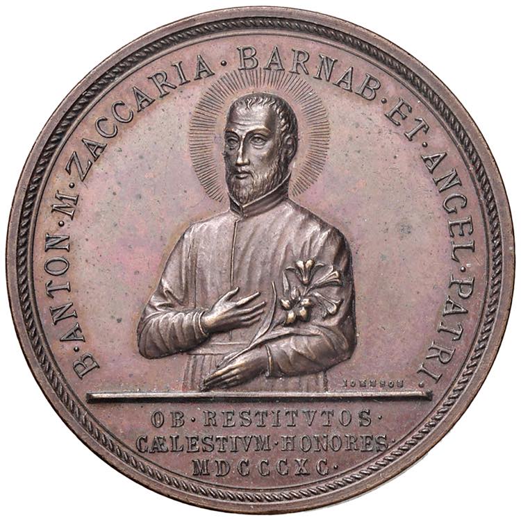 Medaglia 1890 Antonio Zaccaria - ... 