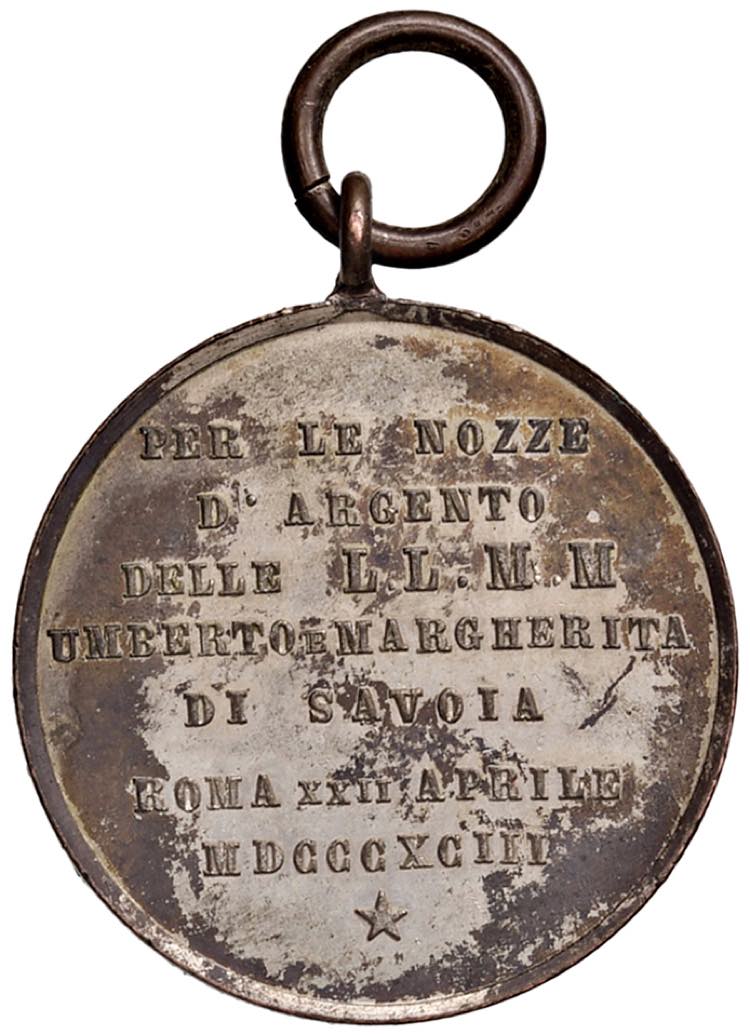 MEDAGLIE DEI SAVOIA Medaglia 1893 ... 