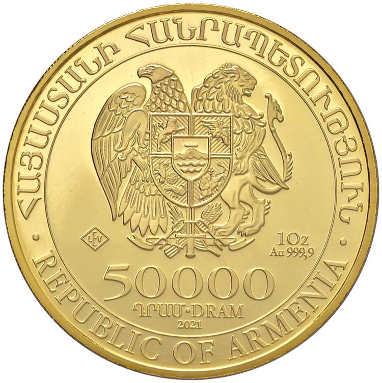 ARMENIA 50.000 Dram 2021 - AU ... 