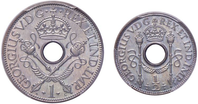 NUOVA GUINEA Penny e mezzo penny ... 