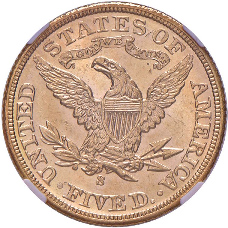 USA 5 Dollari 1901 S - KM 101 AU ... 
