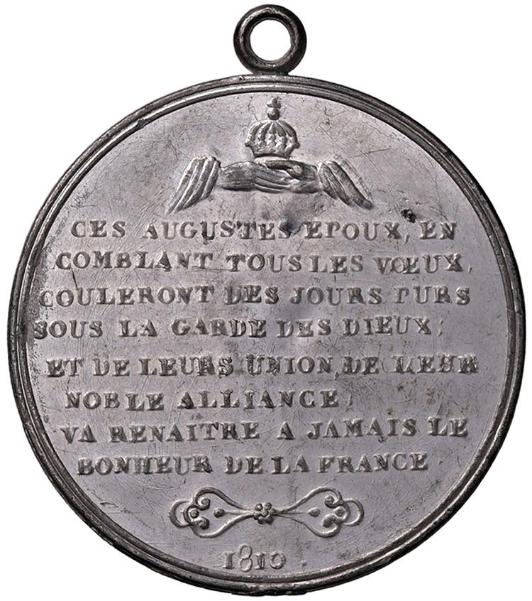 Medaglia 1810 Matrimonio a Parigi ... 