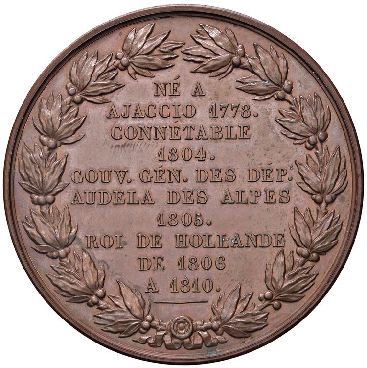 Medaglia 1810 Luigi Napoleone, re ... 