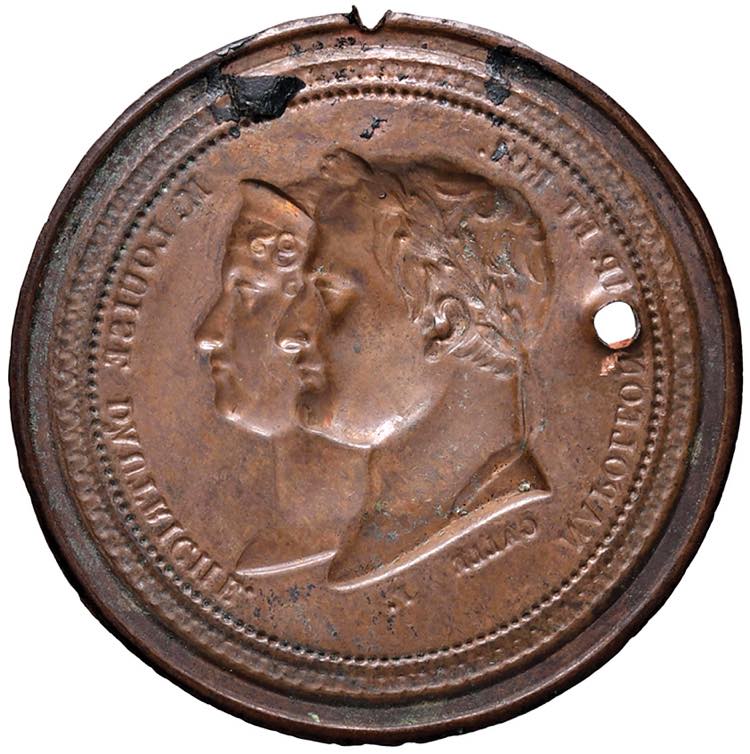 Medaglia 1810 Napoleone e Maria ... 