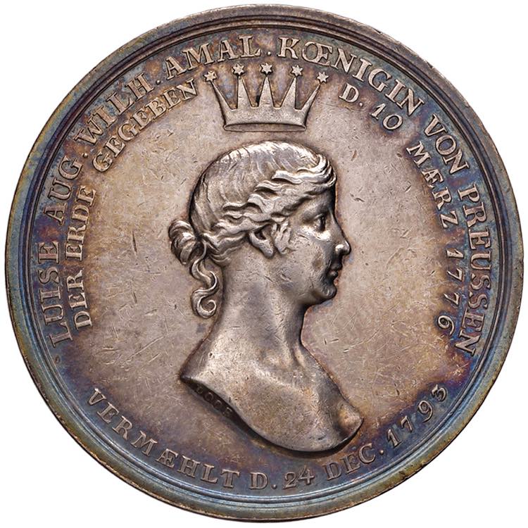 Medaglia 1810 Morte della Regina ... 