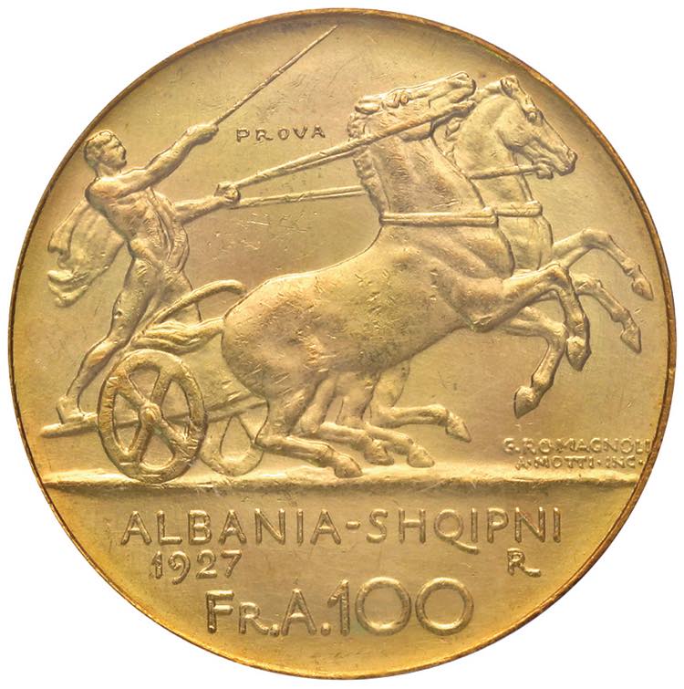 ALBANIA Zog (1925-1939) 100 Franga ... 