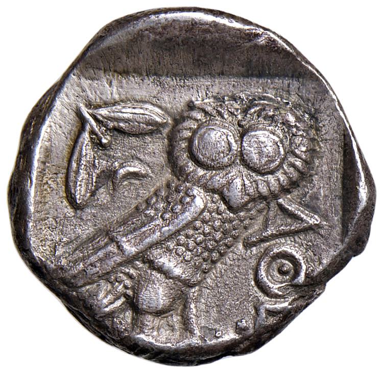 ATTICA Atene Tetradramma (455-440 ... 