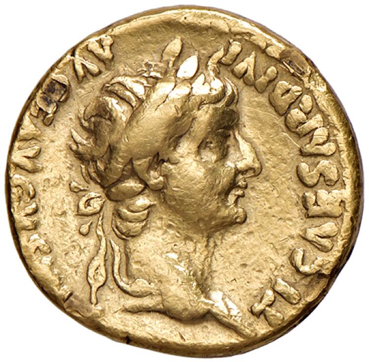 Tiberio (14-37) Aureo (Lugdunum) - ... 