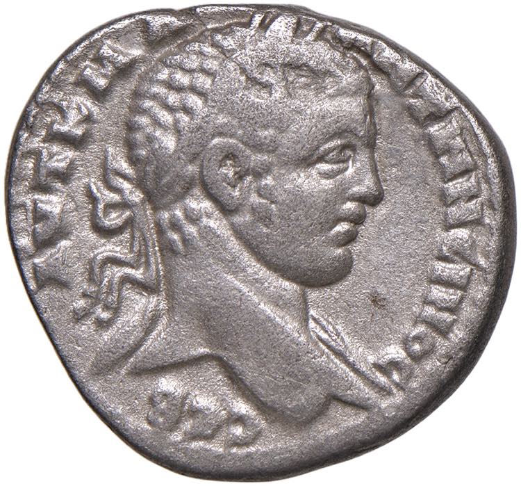 Elagabalo (218-222) Tetradramma di ... 